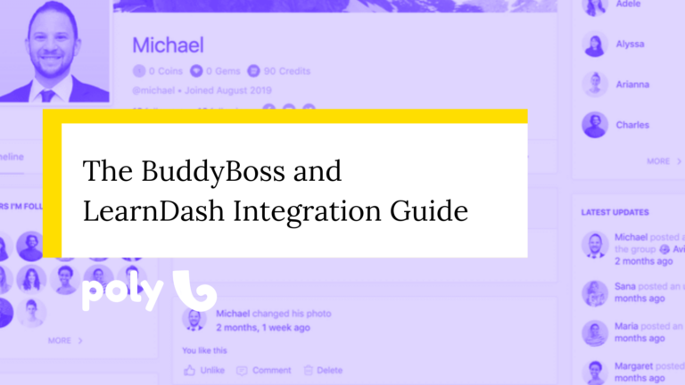 BuddyBoss and LearnDash Integration: creating engaging e-learning communities
