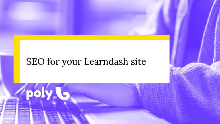 How to do SEO for your LearnDash LMS site